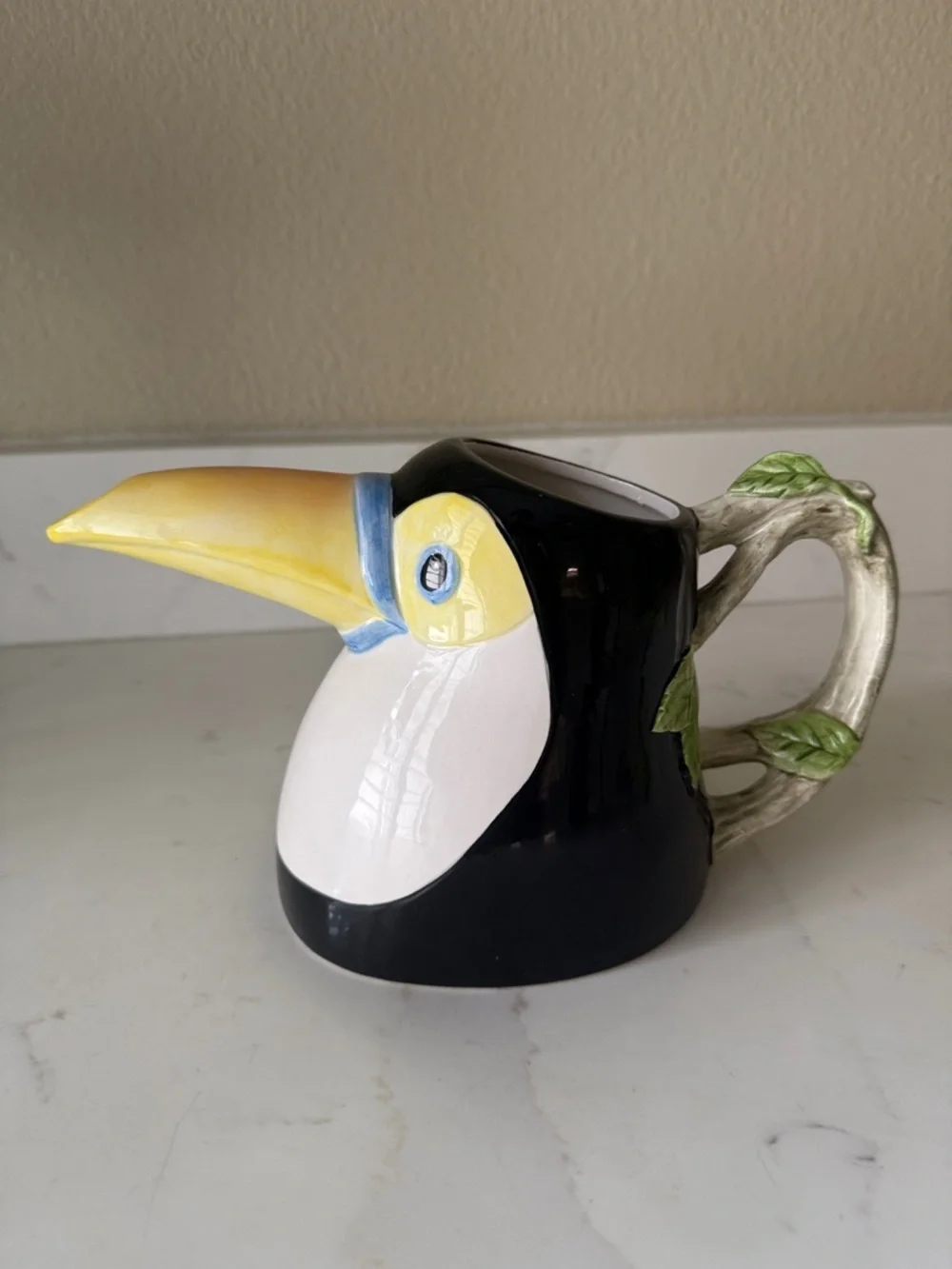 Vintage Fitz & Floyd Ceramic Toucan Pitcher 1984